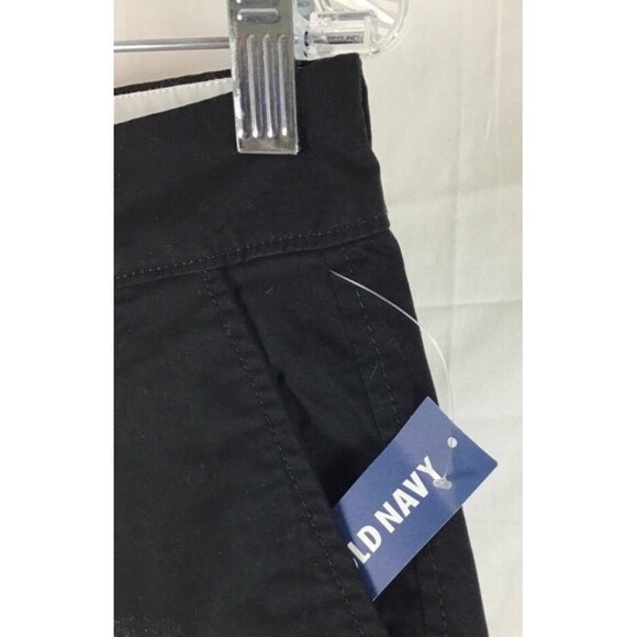 Old Navy Shorts 4 Black Walking Flat Front New - Picture 6 of 8